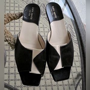 Kate Spade black and white sandals 7
